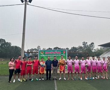 Giao lưu thể thao giữa Viện KSND huyện và Cơ quan CSĐT – Công an huyện Sóc Sơn